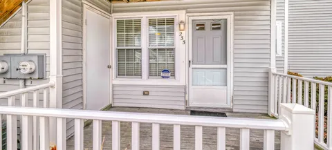 a view of a house with a window