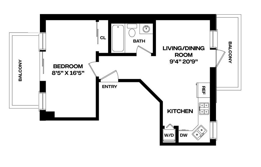 62 Rivington Street, Unit 9A Manhattan, NY 10002 - Photo 6 of 6 a picture of a park