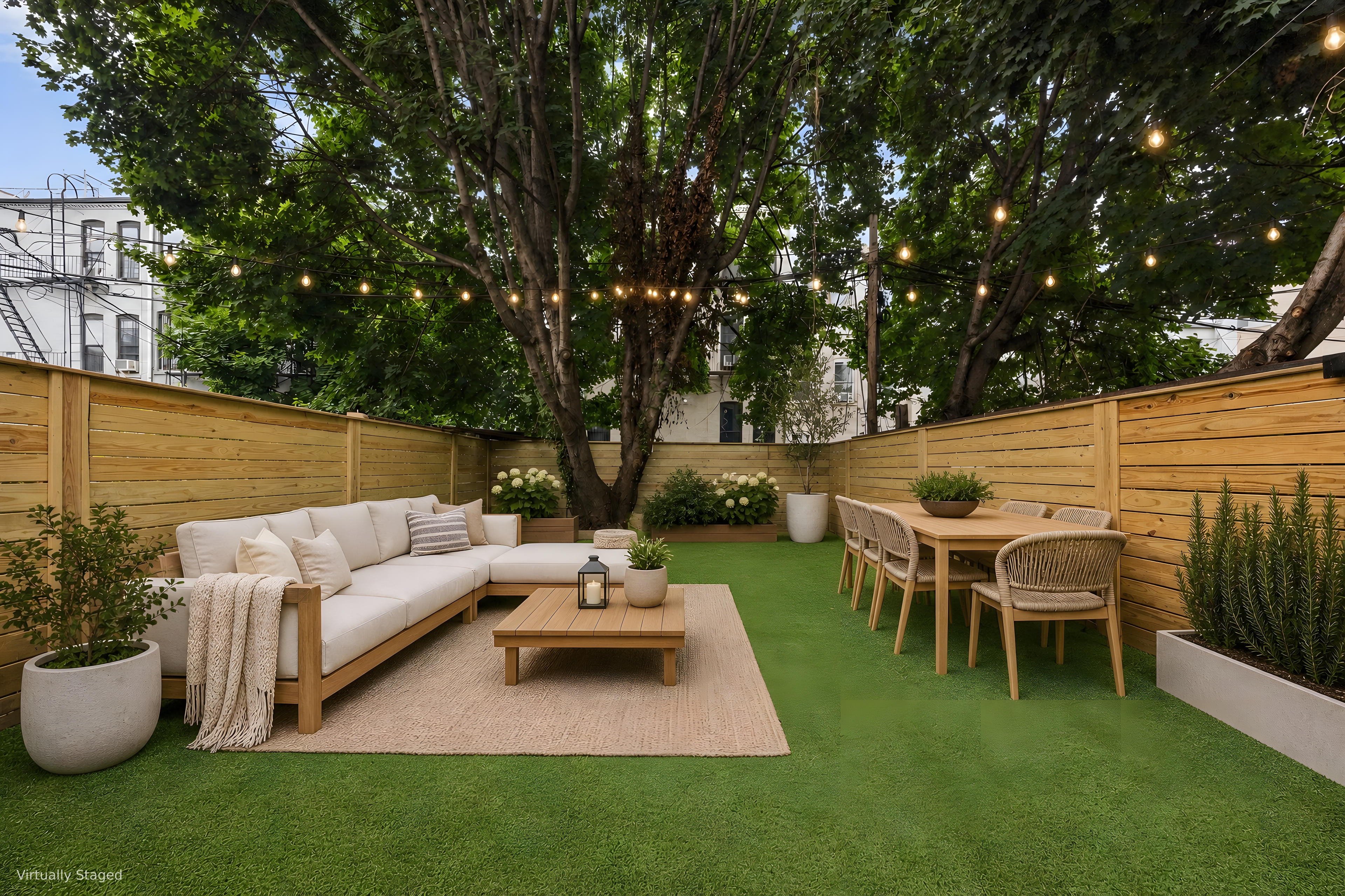 737 Decatur Street Brooklyn, NY 11233 - Photo 6 of 19 a view of a backyard with sitting area