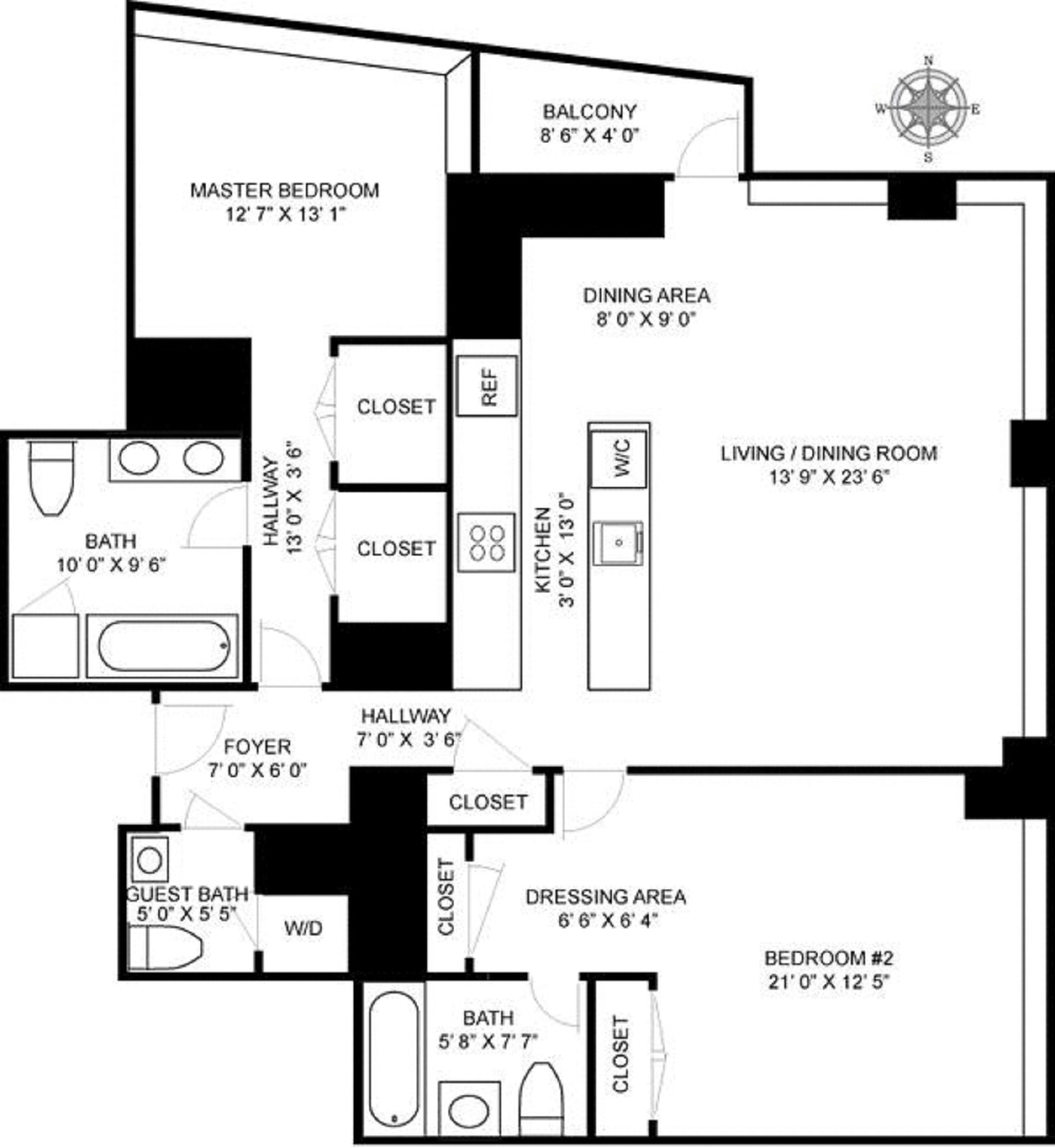 30 West Street, Unit 23B Manhattan, NY 10004 - Photo 9 of 9
