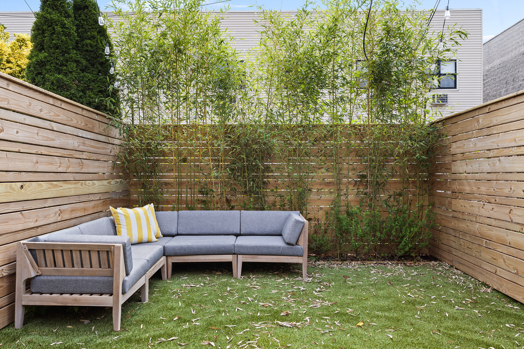 114 A Hart Street Brooklyn, NY 11206 - Photo 21 of 24 a view of a backyard with sitting area