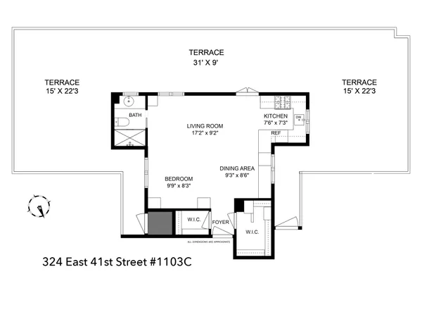 $865,000 | 324 East 41st Street, Unit 1103C | Murray Hill