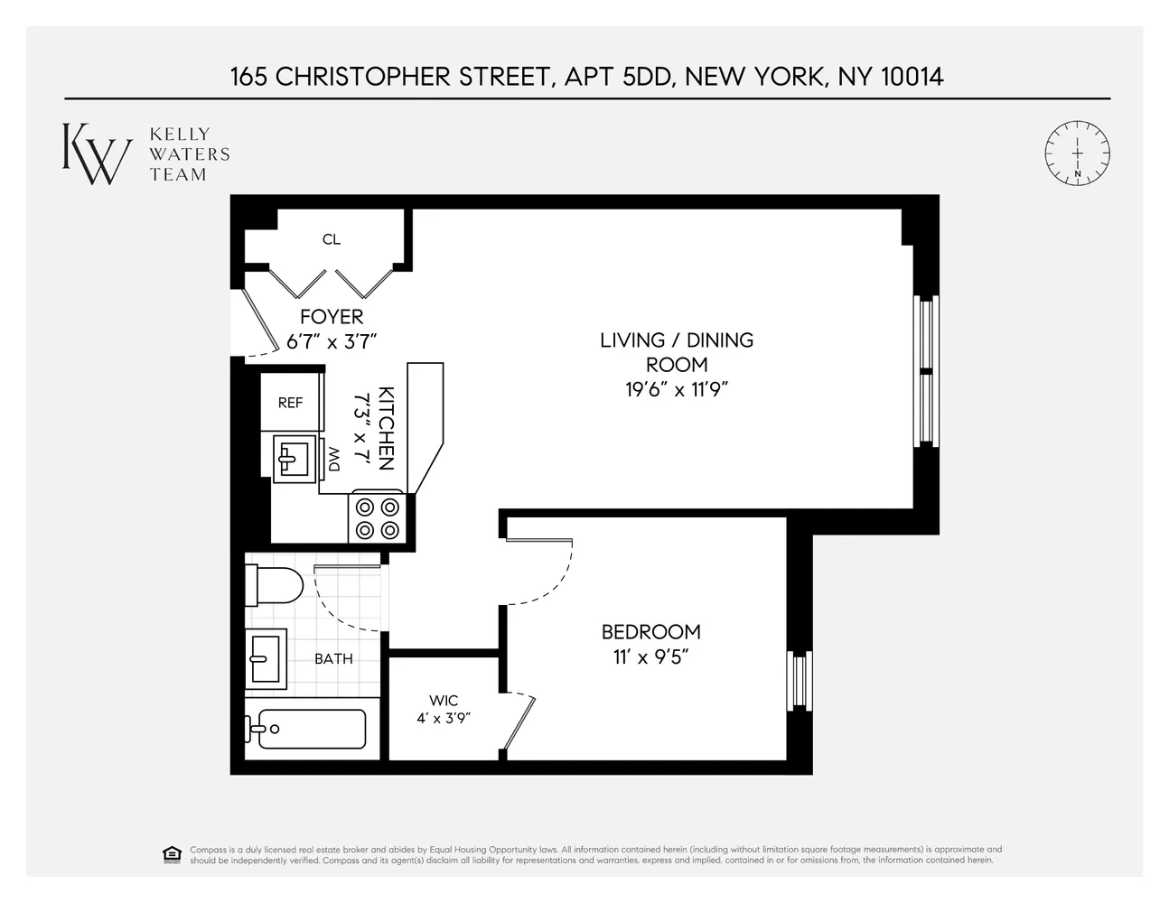 $6,000 | 165 Christopher Street, Unit 5DD | West Village