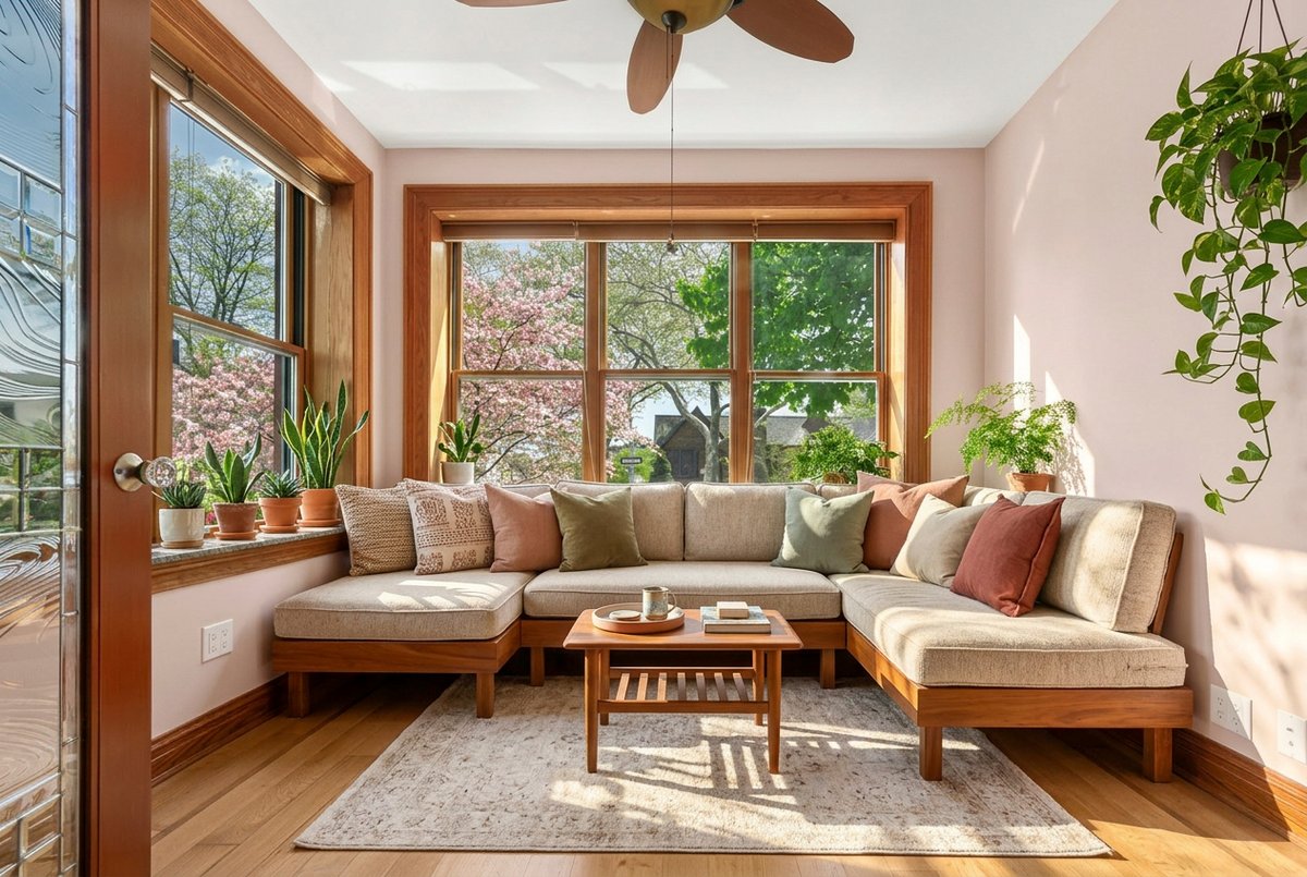 1702 11th Avenue Brooklyn, NY 11218 - Photo 2 of 25 a living room with furniture and a large window