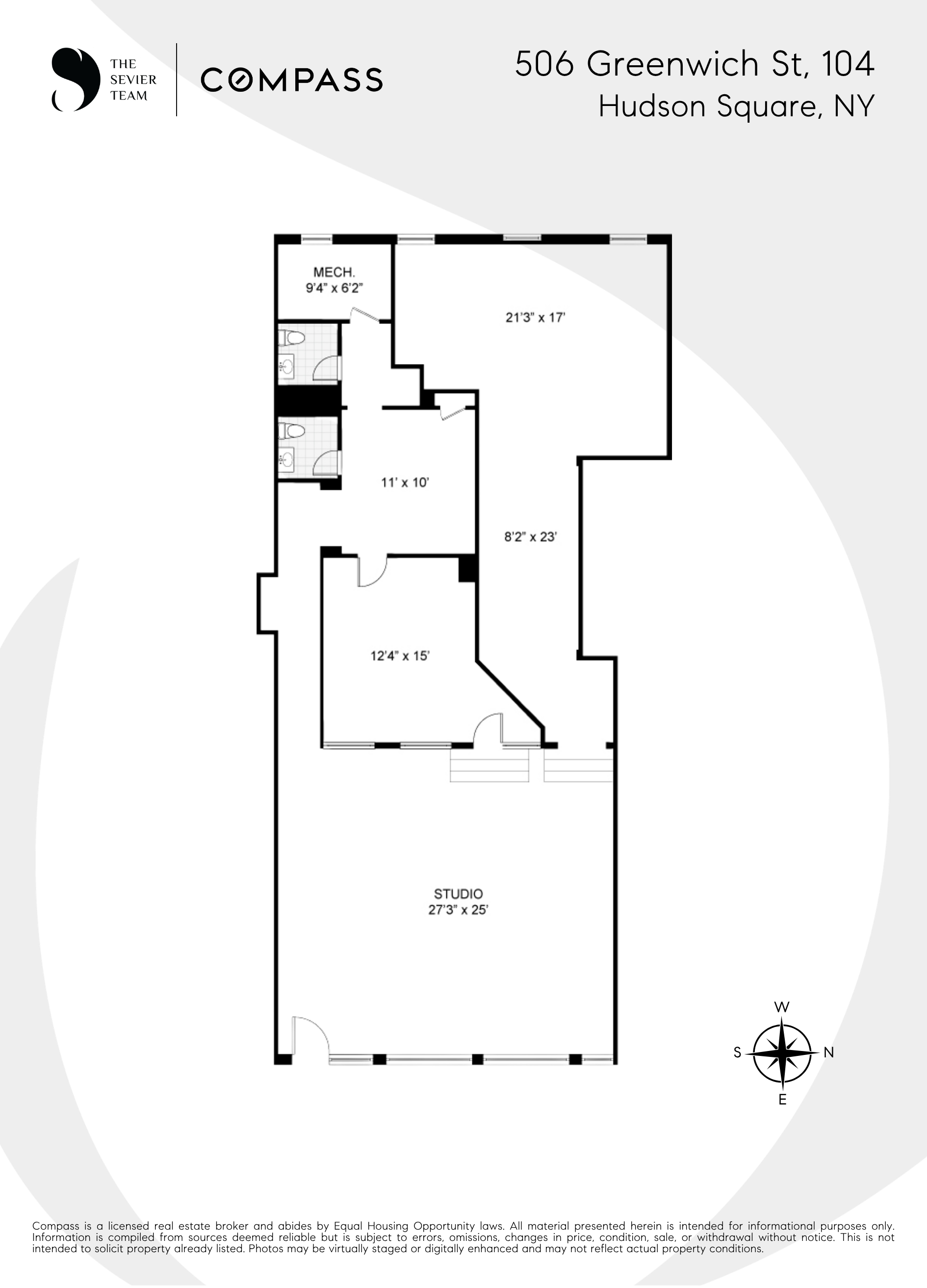 506 Greenwich Street, Unit 104 Manhattan, NY 10013 - Photo 7 of 9