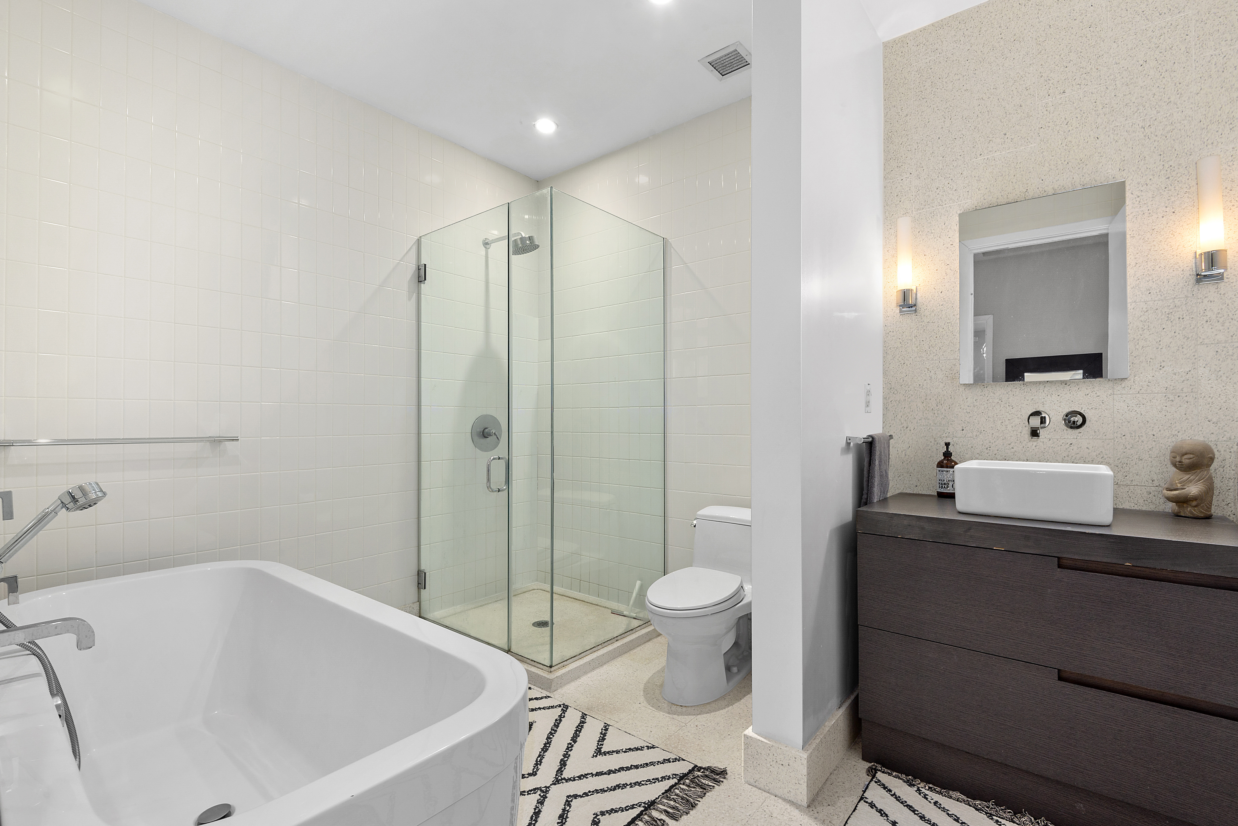 360 Furman Street, Unit 723/724 Brooklyn, NY 11201 - Photo 22 of 63 a bathroom with a sink toilet and shower