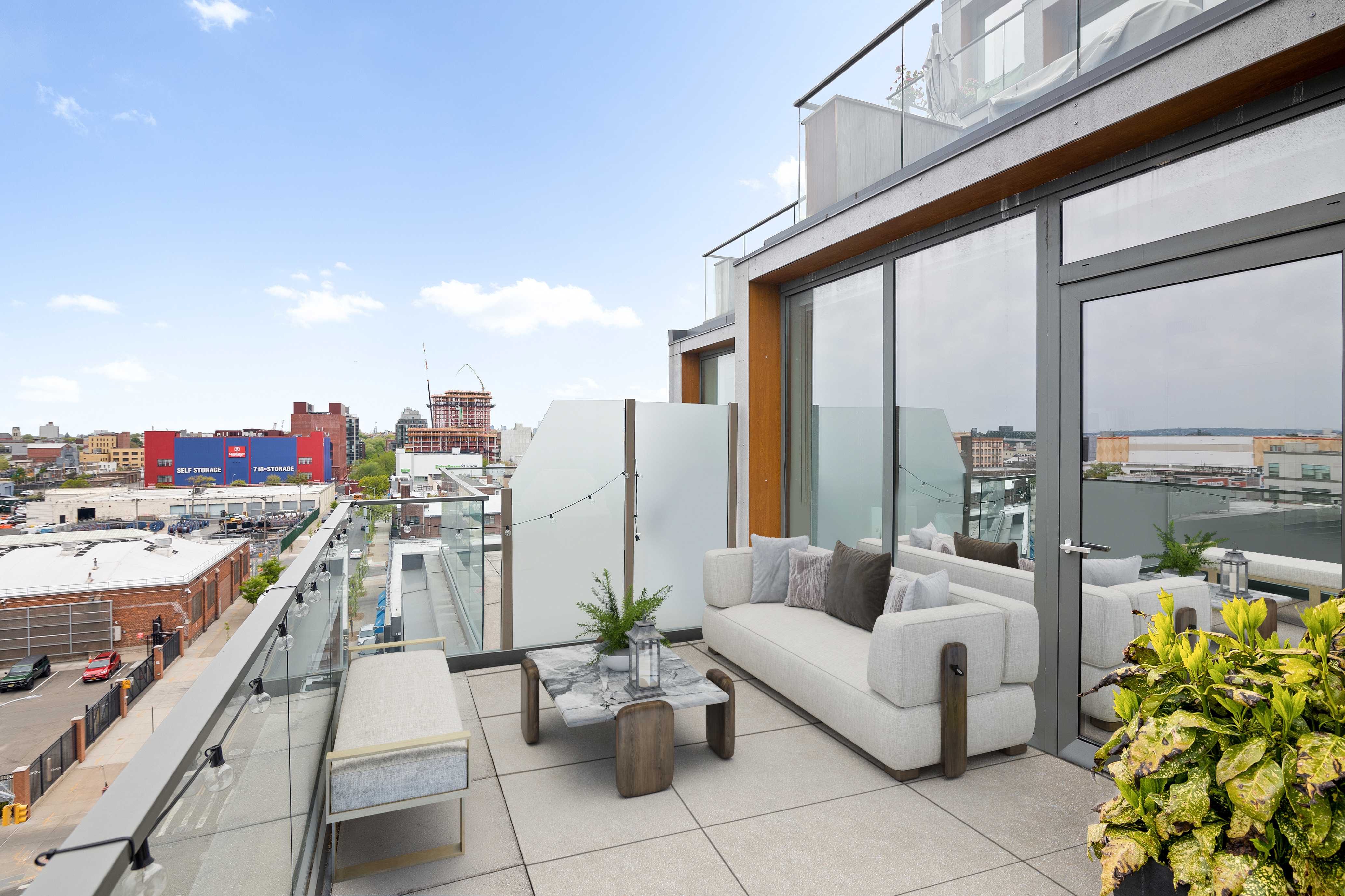 251 1st Street, Unit 7F Brooklyn, NY 11215 - Photo 11 of 24 a view of roof deck with seating space