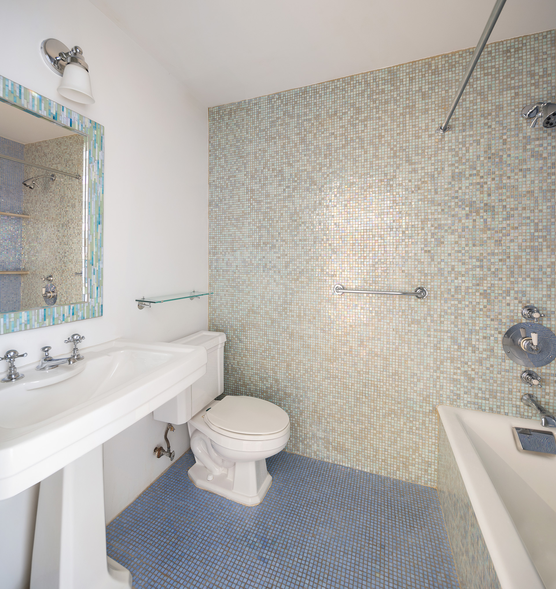 60 Warren Street, Unit 2 Manhattan, NY 10007 - Photo 12 of 16 a bathroom with a sink and a toilet