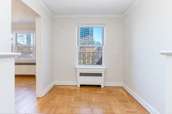 wooden floor in a room