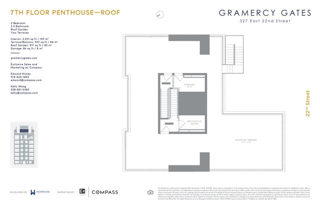 $4,375,000 | 327 East 22nd Street, Unit PH | Gramercy