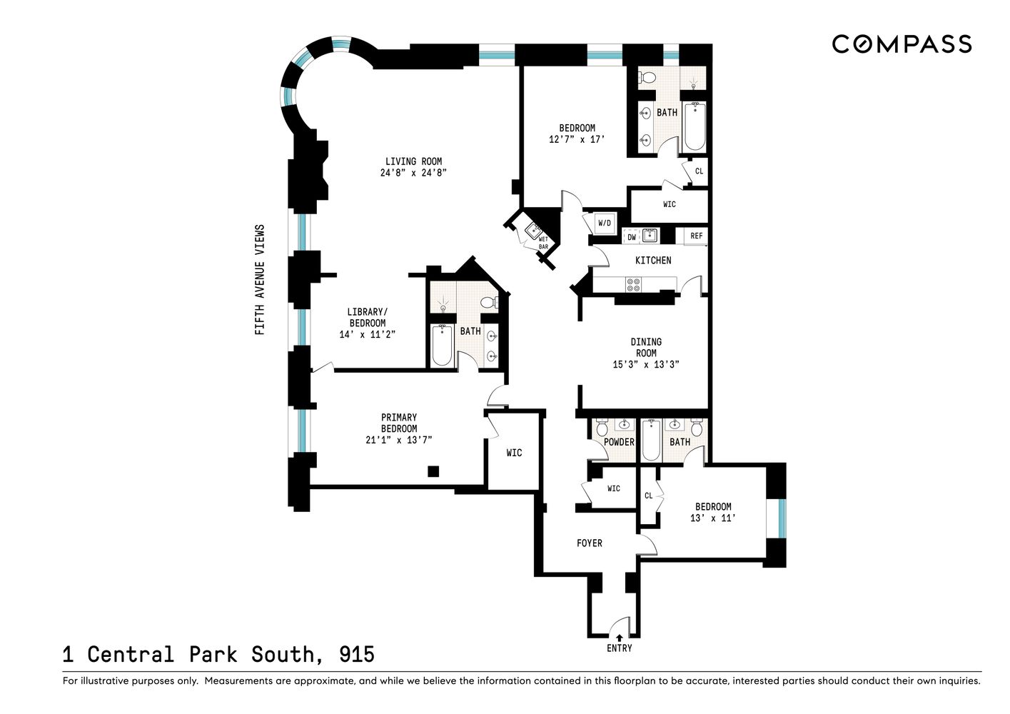 1 Central Park South, Unit 915913 Manhattan, NY 10019 - Photo 32 of 33