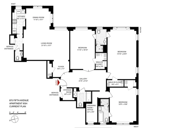 $23,000 | 875 5th Avenue, Unit 9GH | Lenox Hill