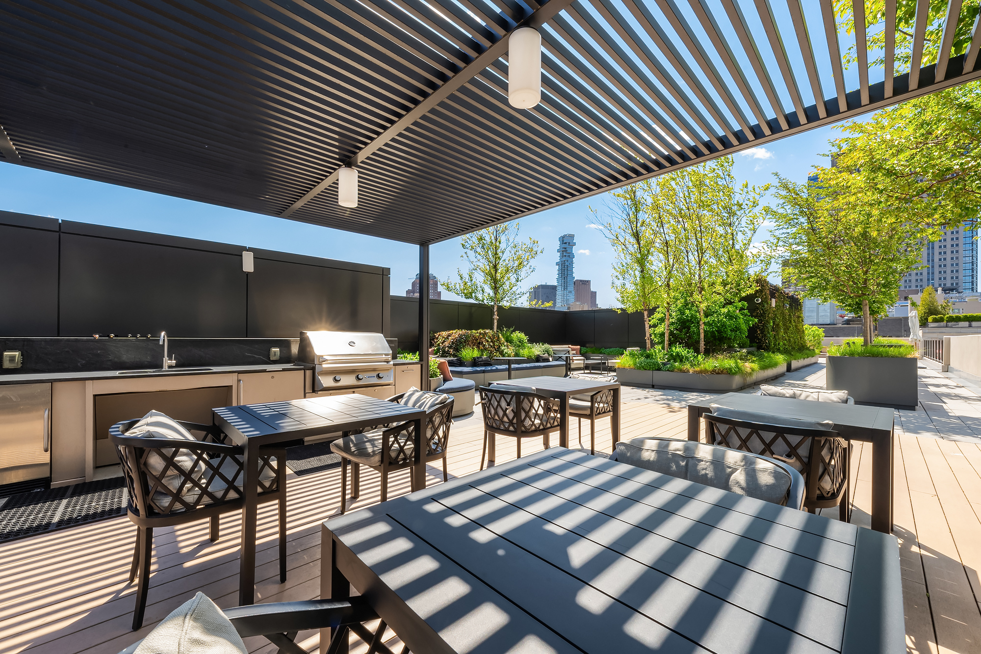 450 Washington Street, Unit 517 Manhattan, NY 10013 - Photo 8 of 11 a outdoor dining space with furniture and outdoor seating