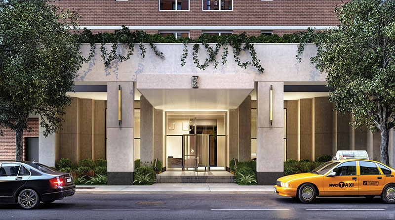 301 West 53rd Street, Unit 16D Manhattan, NY 10019 - Photo 9 of 16 a car parked in front of a building