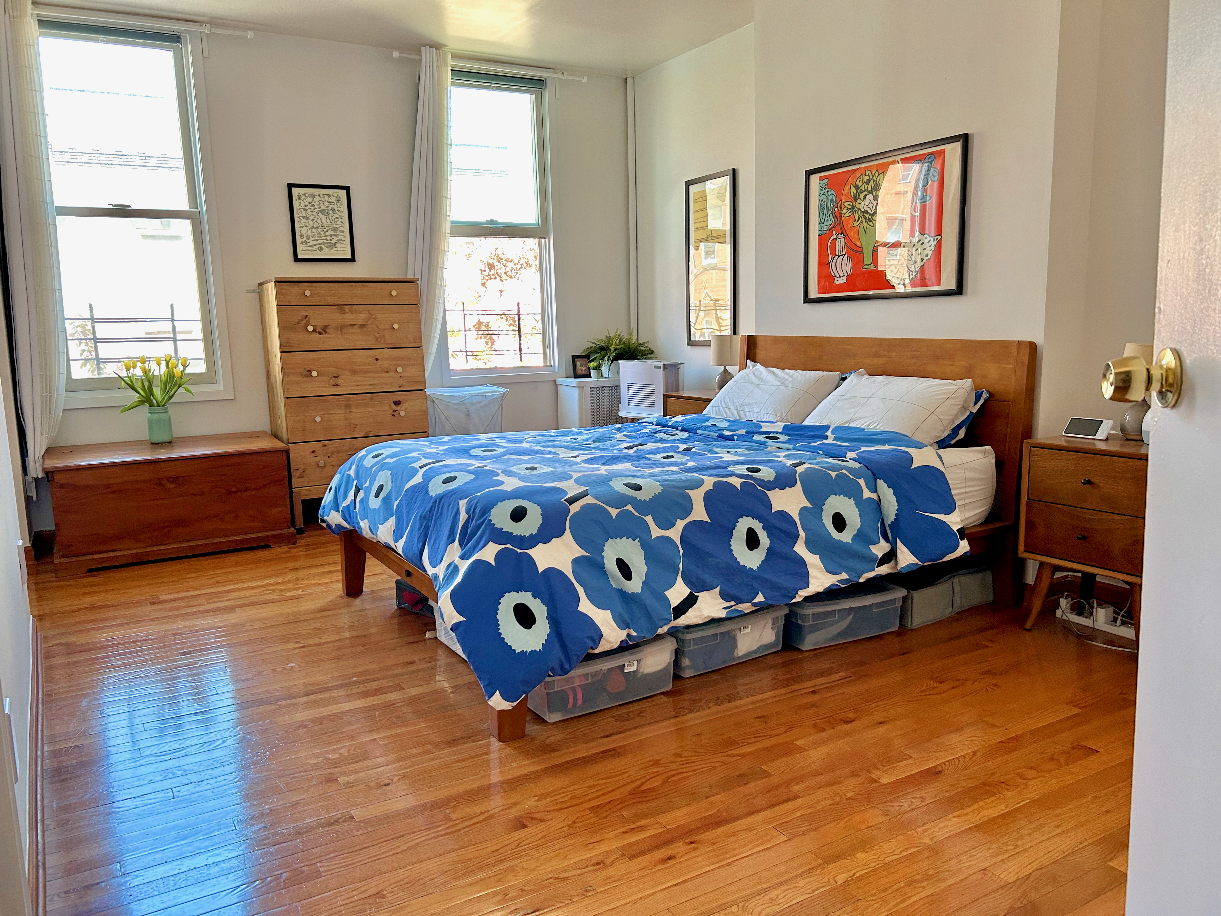 250 19th Street, Unit 2 Brooklyn, NY 11215 - Photo 14 of 18 a bedroom with a bed and window