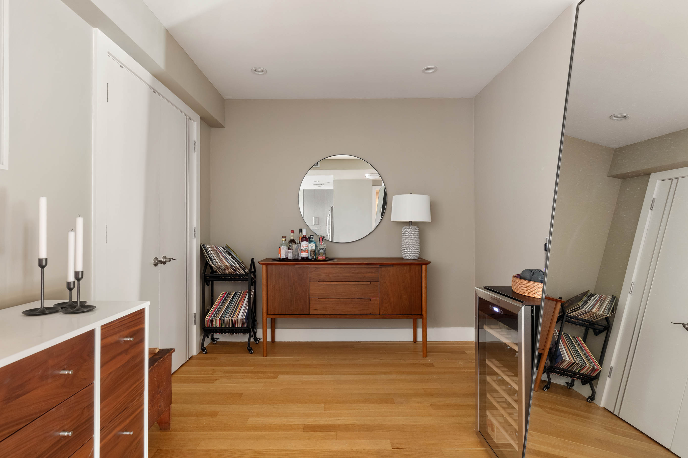 184 India Street, Unit 4B Brooklyn, NY 11222 - Photo 3 of 6 a view of a livingroom with furniture and wooden floor