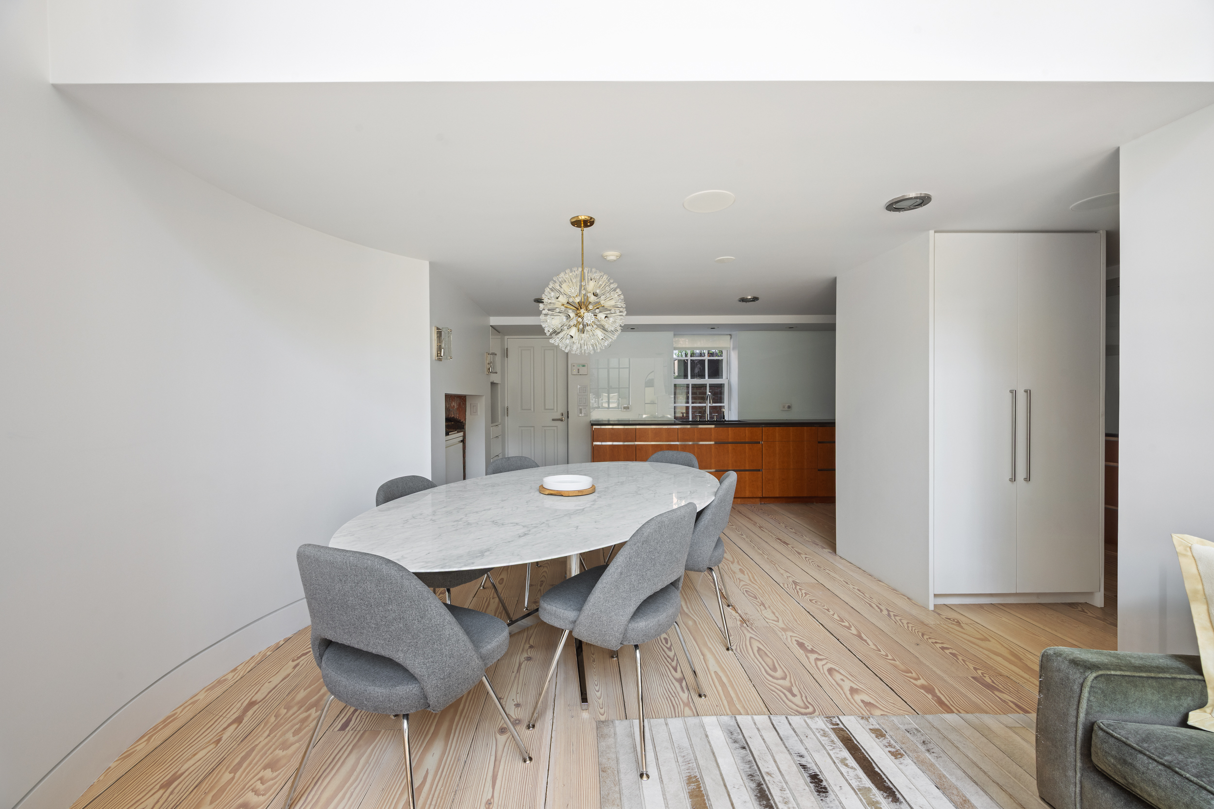 39 Barrow Street Manhattan, NY 10014 - Photo 7 of 39 a view of a dining room with furniture and wooden floor