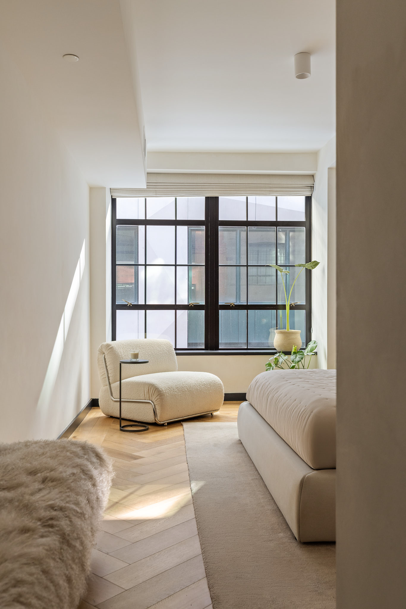 51 Jay Street, Unit 2A Brooklyn, NY 11201 - Photo 8 of 15 a bedroom with a bed and a large window