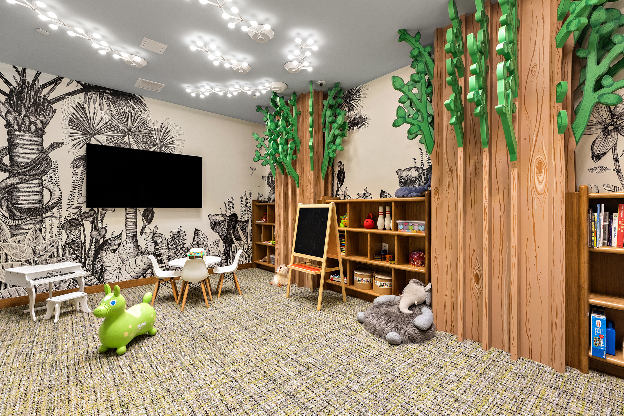 250 West 81st Street, Unit 8B Manhattan, NY 10024 - Photo 15 of 19 a living room with furniture and a flat screen tv