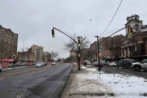 a cars parked in front of a building