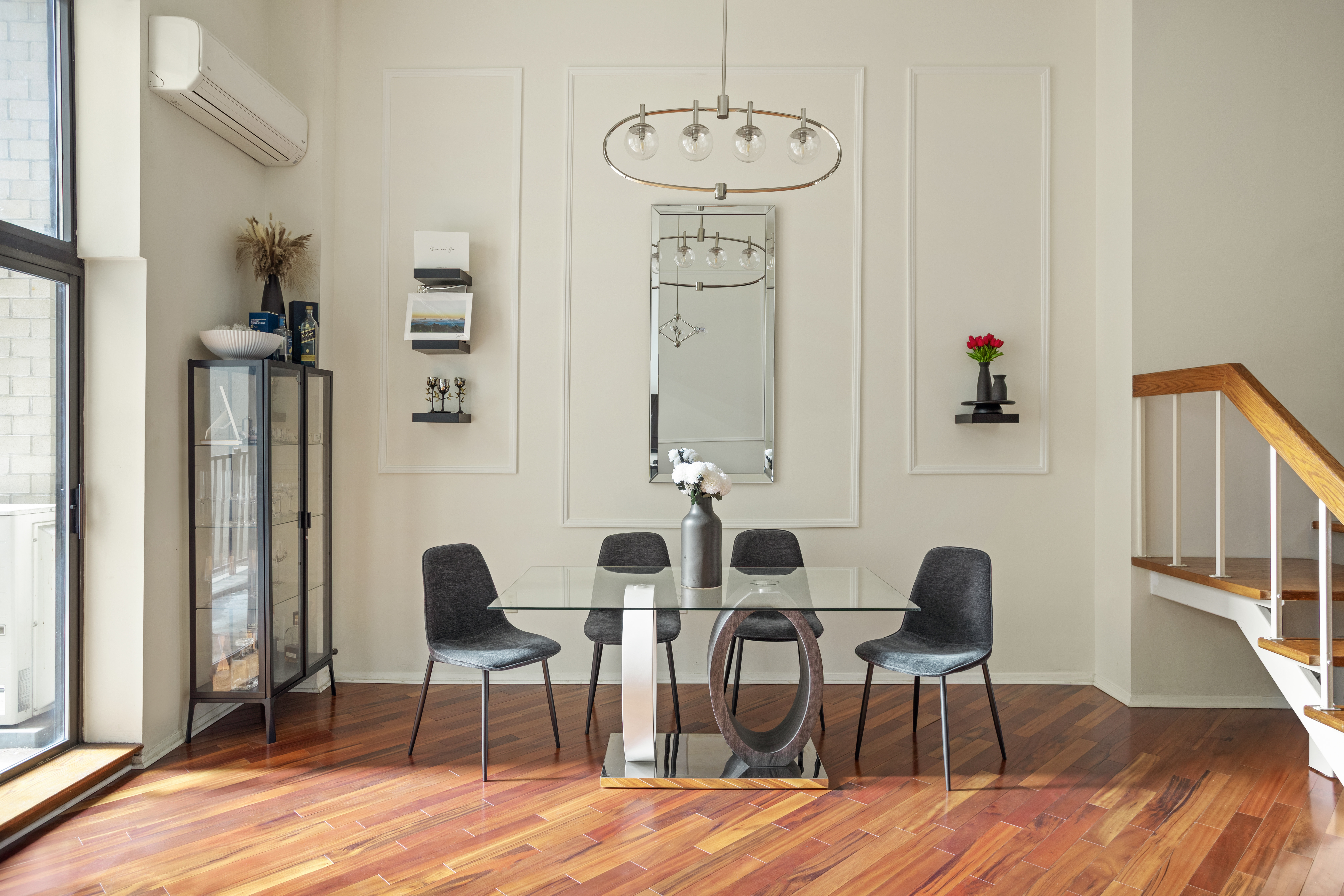 372 5th Avenue, Unit 3M Manhattan, NY 10018 - Photo 1 of 14 a view of a dining room with furniture and wooden floor