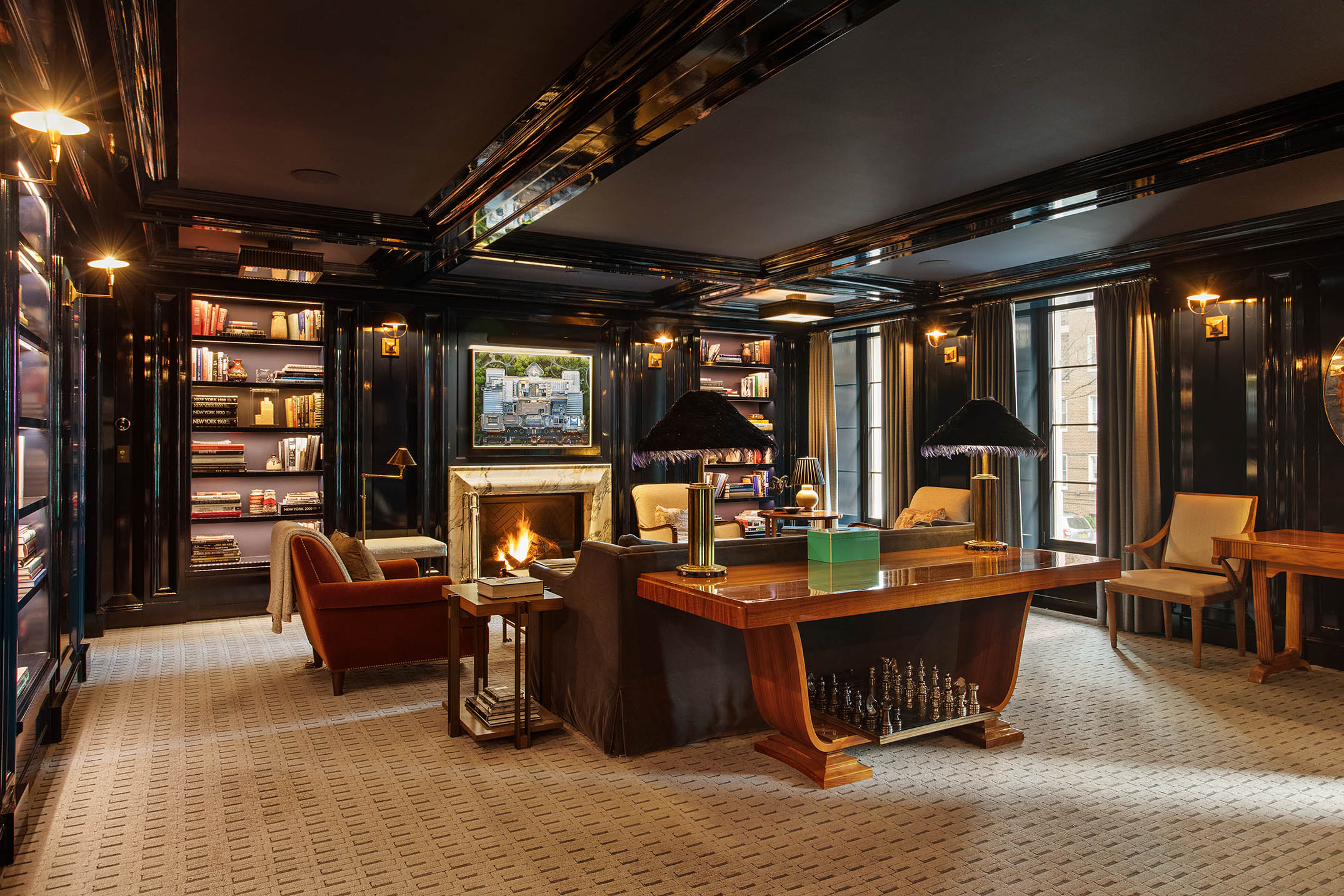 20 East End Avenue, Unit 4C Manhattan, NY 10028 - Photo 16 of 23 a view of a big room with furniture water and pool table