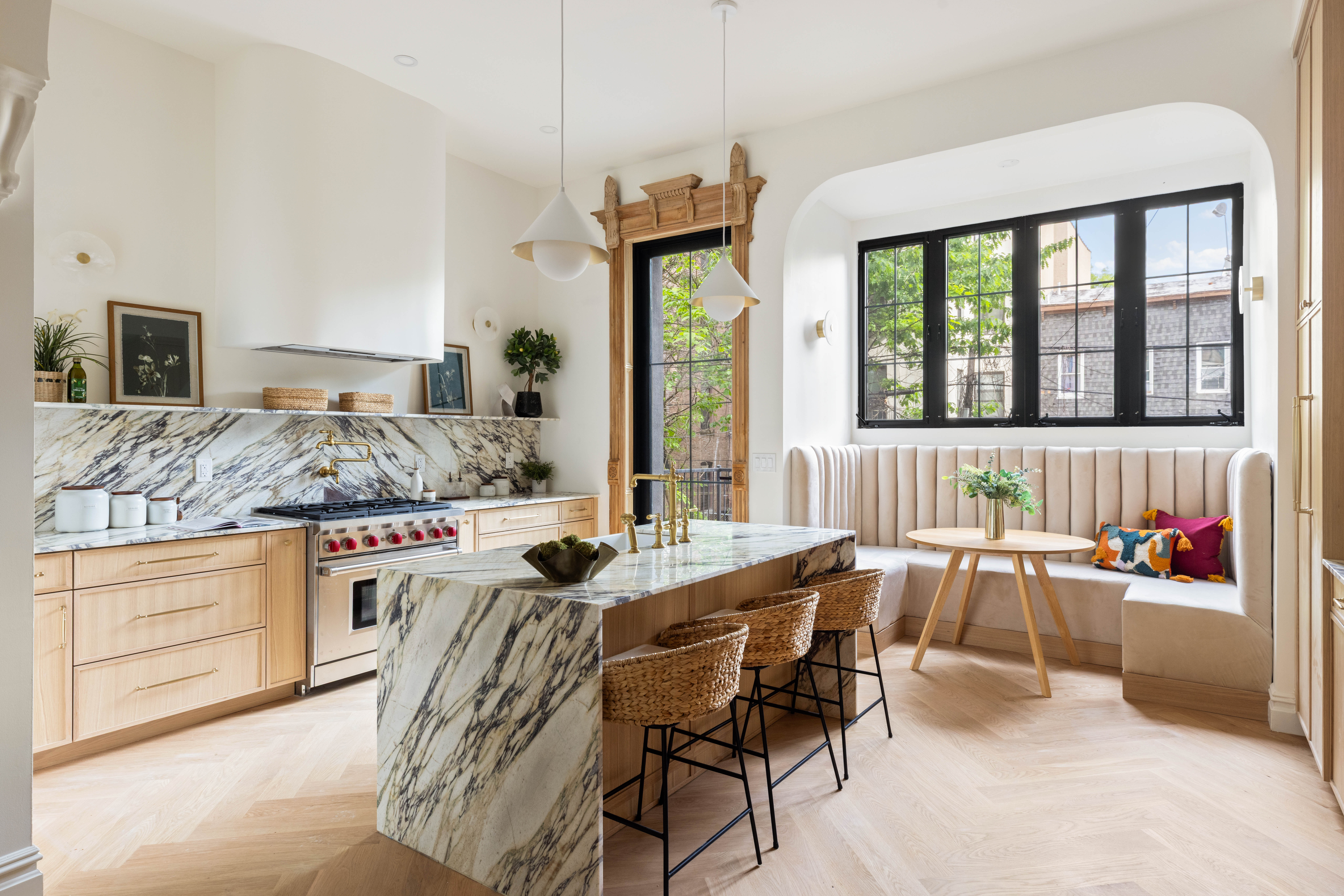 757 Putnam Avenue Brooklyn, NY 11221 - Photo 7 of 25 a view of a dining room with furniture and chandelier