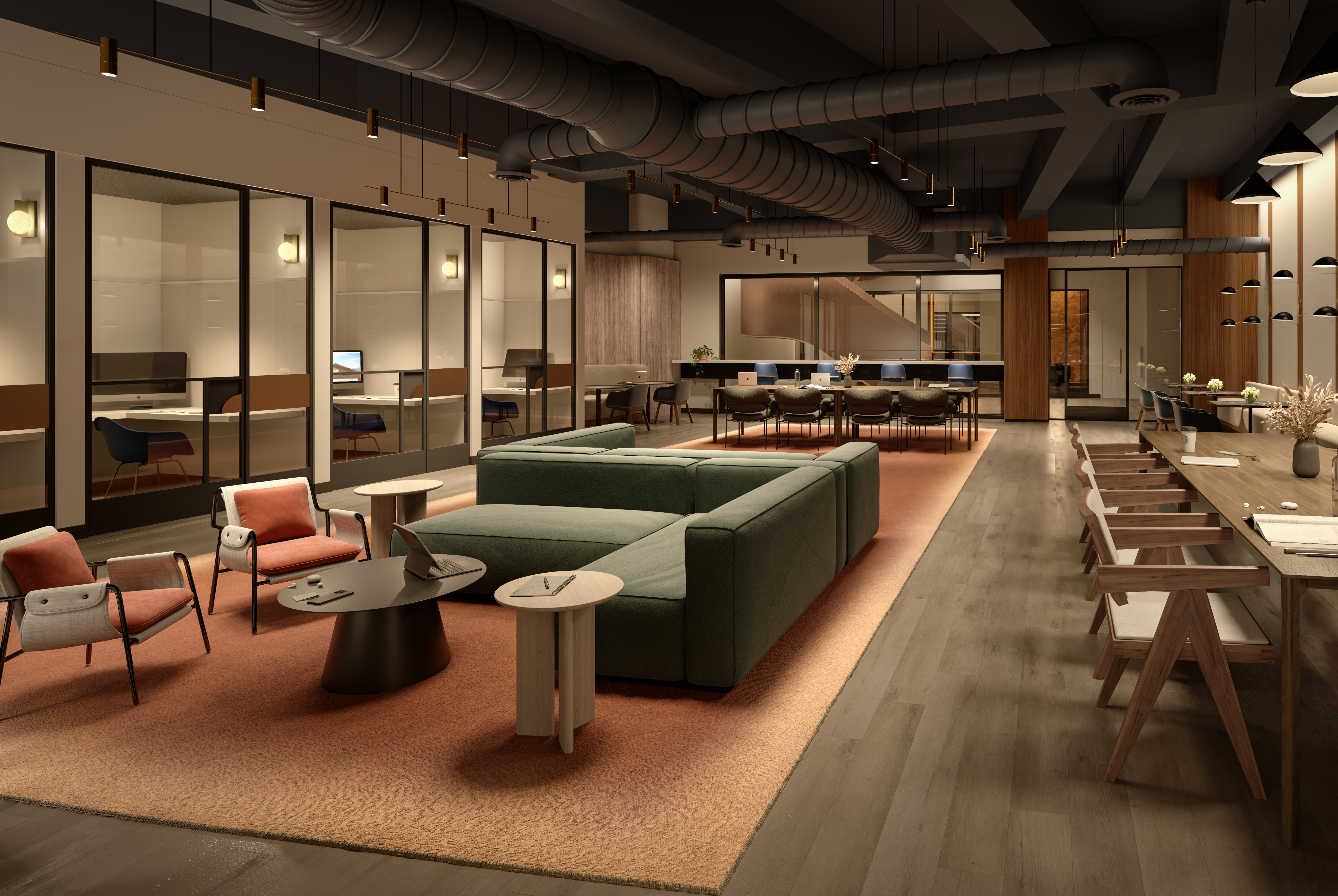 55 Broad Street, Unit 215 Manhattan, NY 10004 - Photo 7 of 15 a outdoor space with lots of tables and chairs