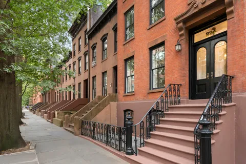 a view of a building with stairs
