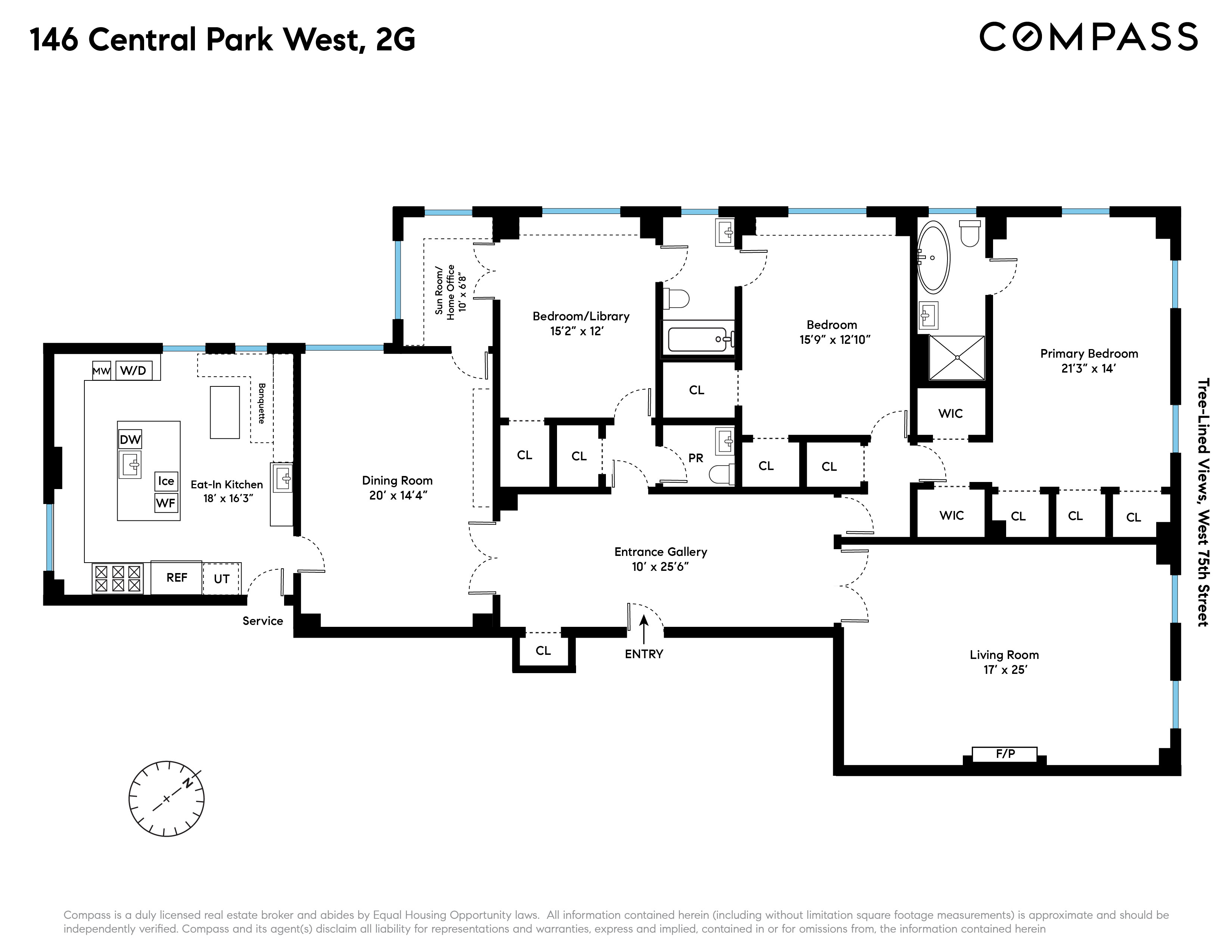 145-146 Central Park West, Unit 2G Manhattan, NY 10023 - Photo 17 of 17