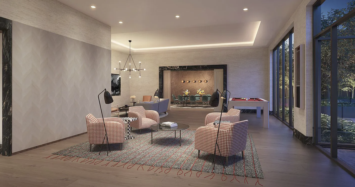 181 18th Street, Unit 408 Brooklyn, NY 11215 - Photo 10 of 13 a living room with furniture and a fireplace