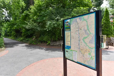a view of a door in the house