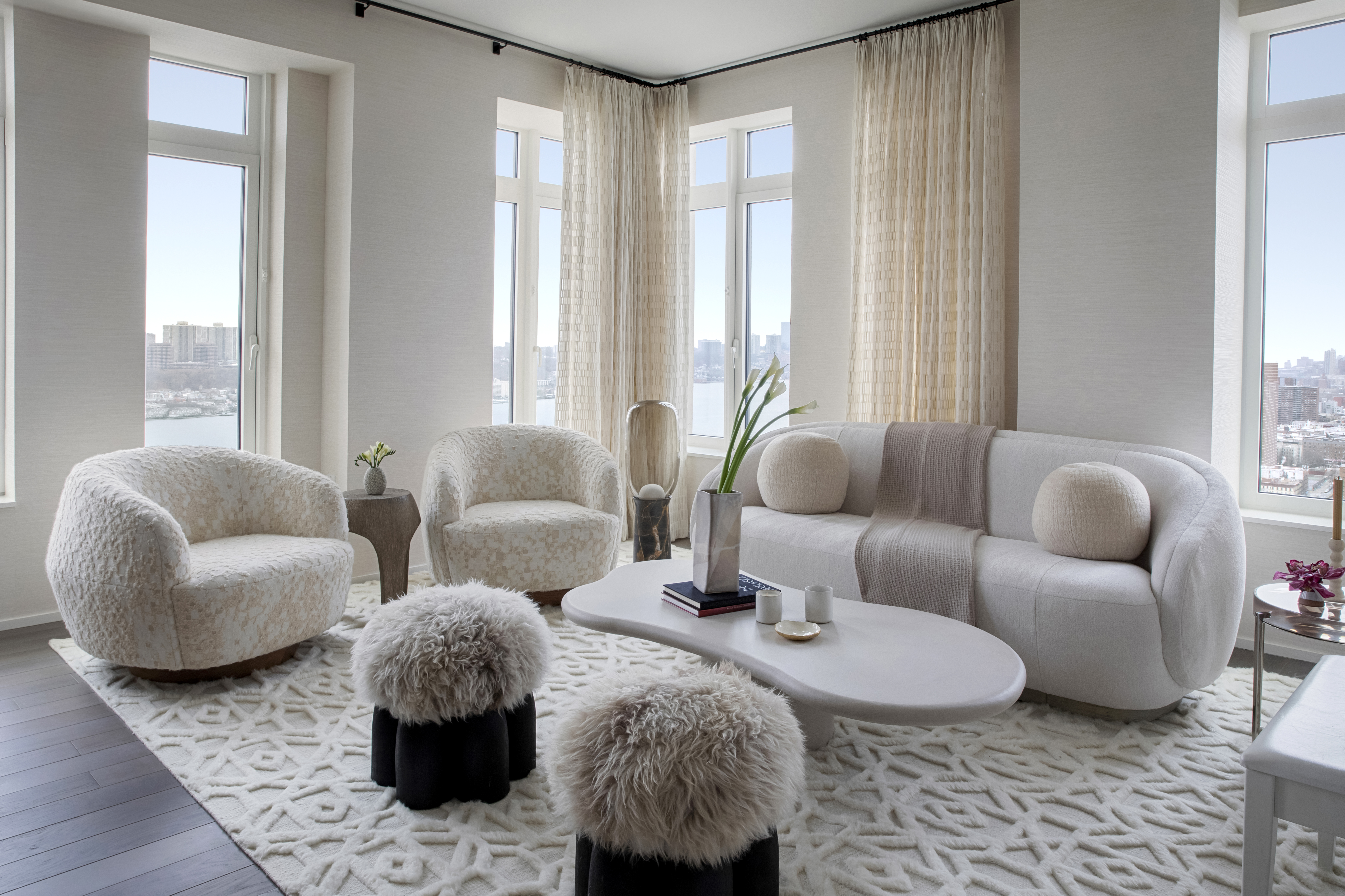 543 West 122nd Street, Unit PH31A Manhattan, NY 10027 - Photo 8 of 40 a living room with furniture and a large window