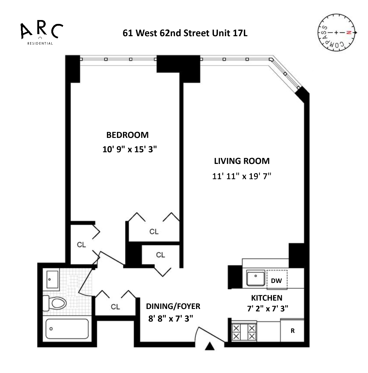 61 West 62nd Street, Unit 17L Manhattan, NY 10023 - Photo 10 of 10 unknown