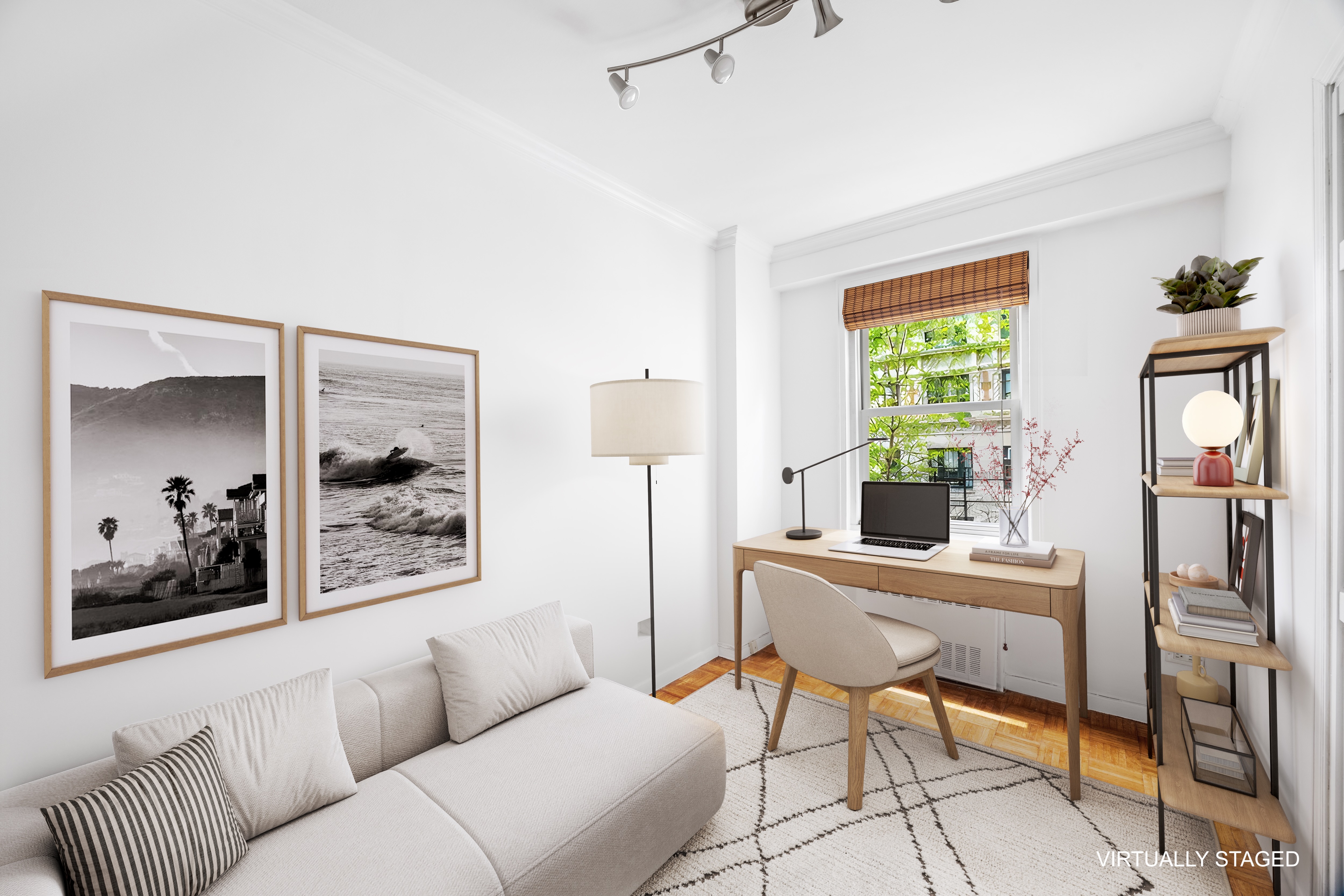 1199 Park Avenue, Unit 3G Manhattan, NY 10128 - Photo 5 of 12 a living room with furniture and a painting on the wall