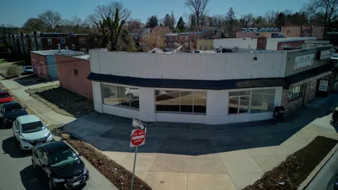 a view of a car garage