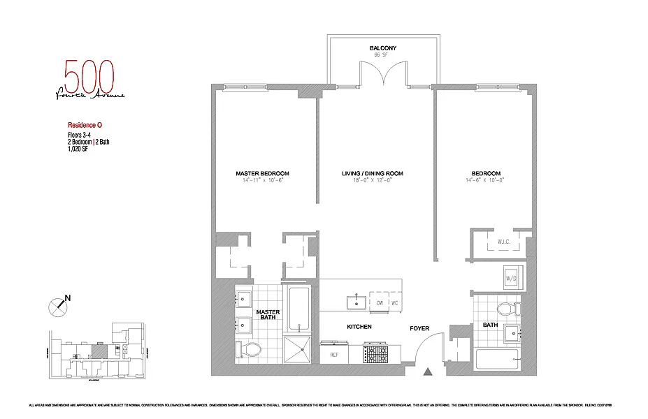 500 4th Avenue, Unit 4O Brooklyn, NY 11215 - Photo 6 of 6 Gallery Image 6