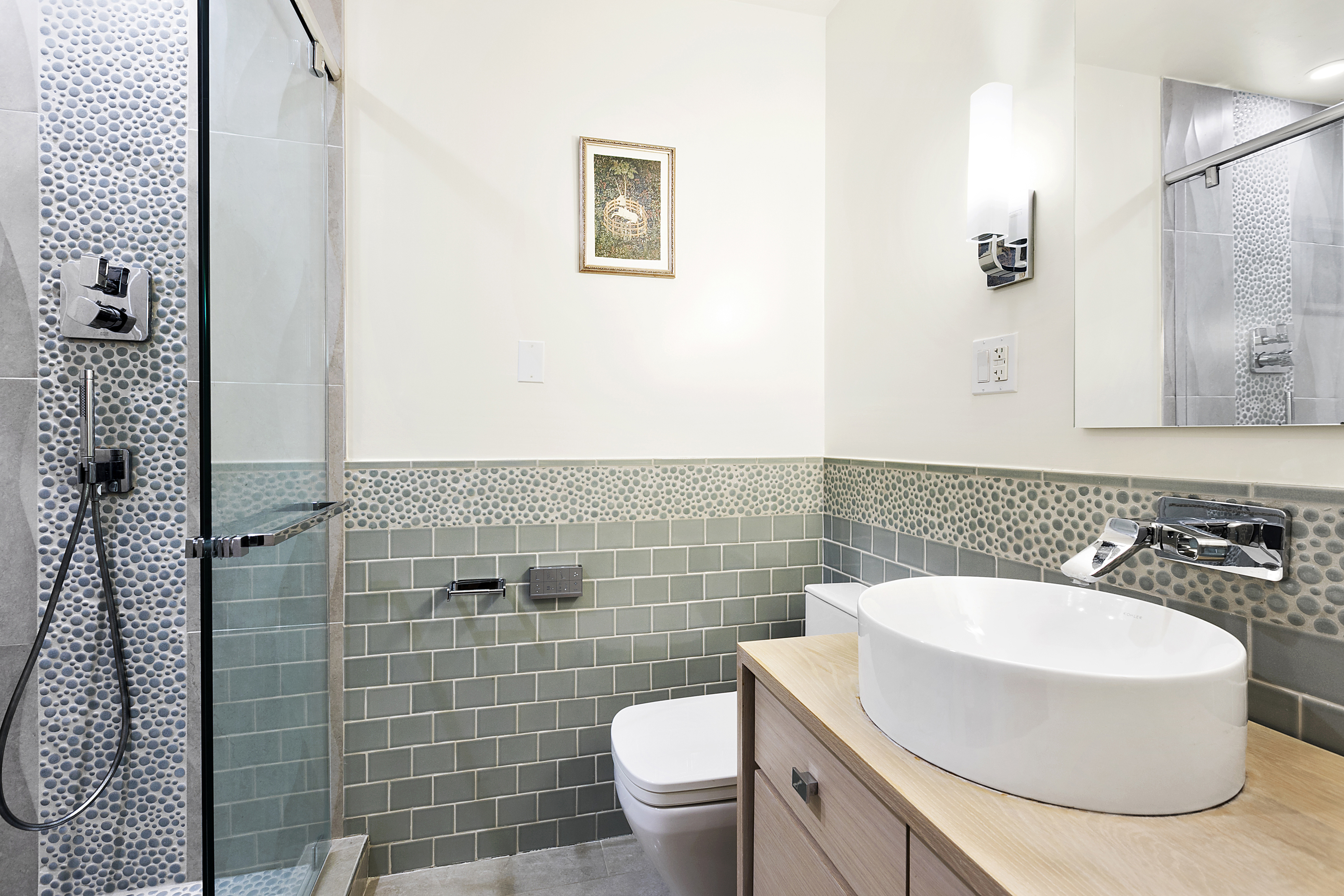 86 Butler Street, Unit 2 Brooklyn, NY 11231 - Photo 5 of 9 a bathroom with a toilet a sink and mirror