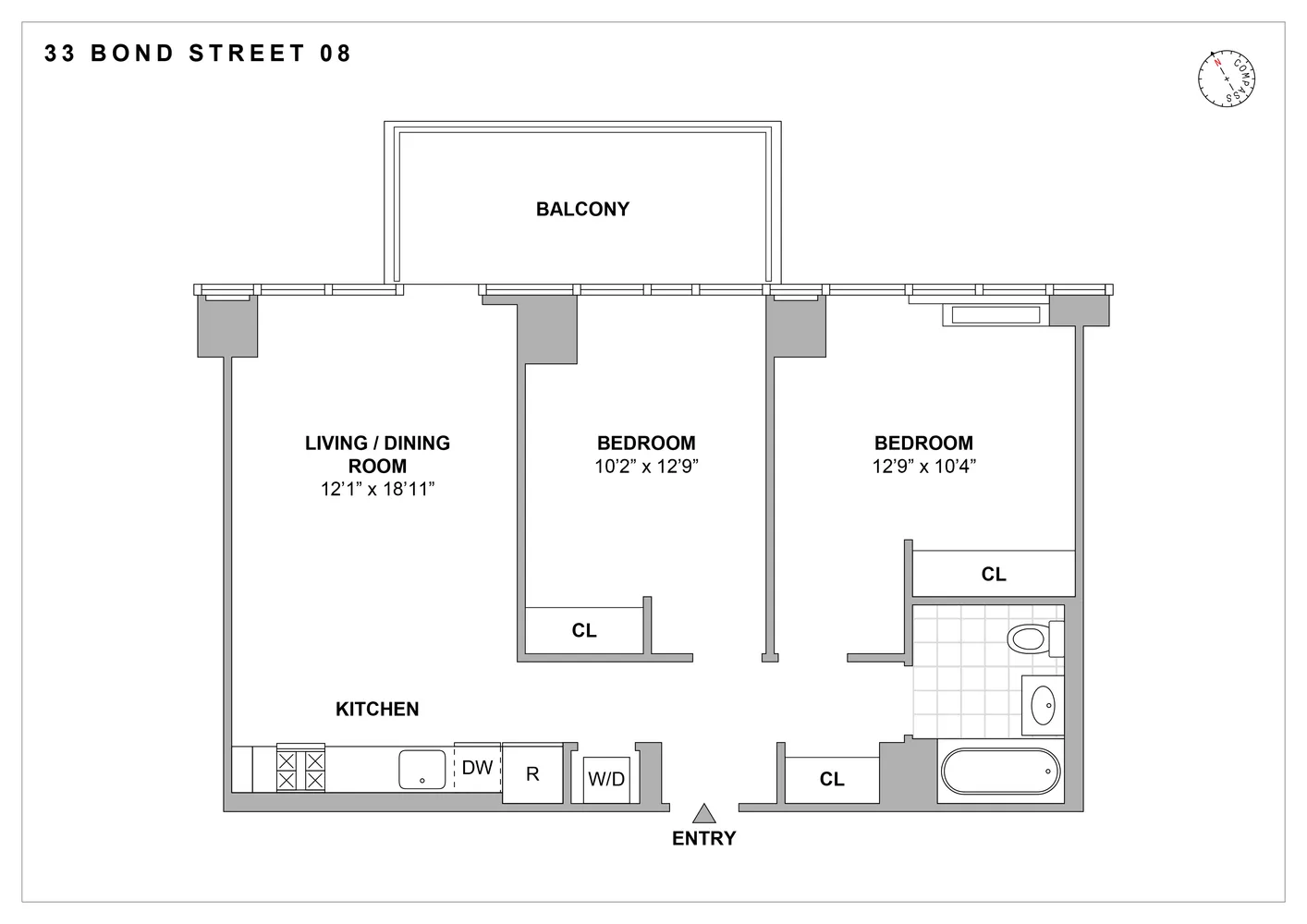 $5,248 | 33 Bond Street | Downtown Brooklyn