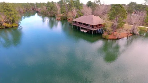 a house with a large pool