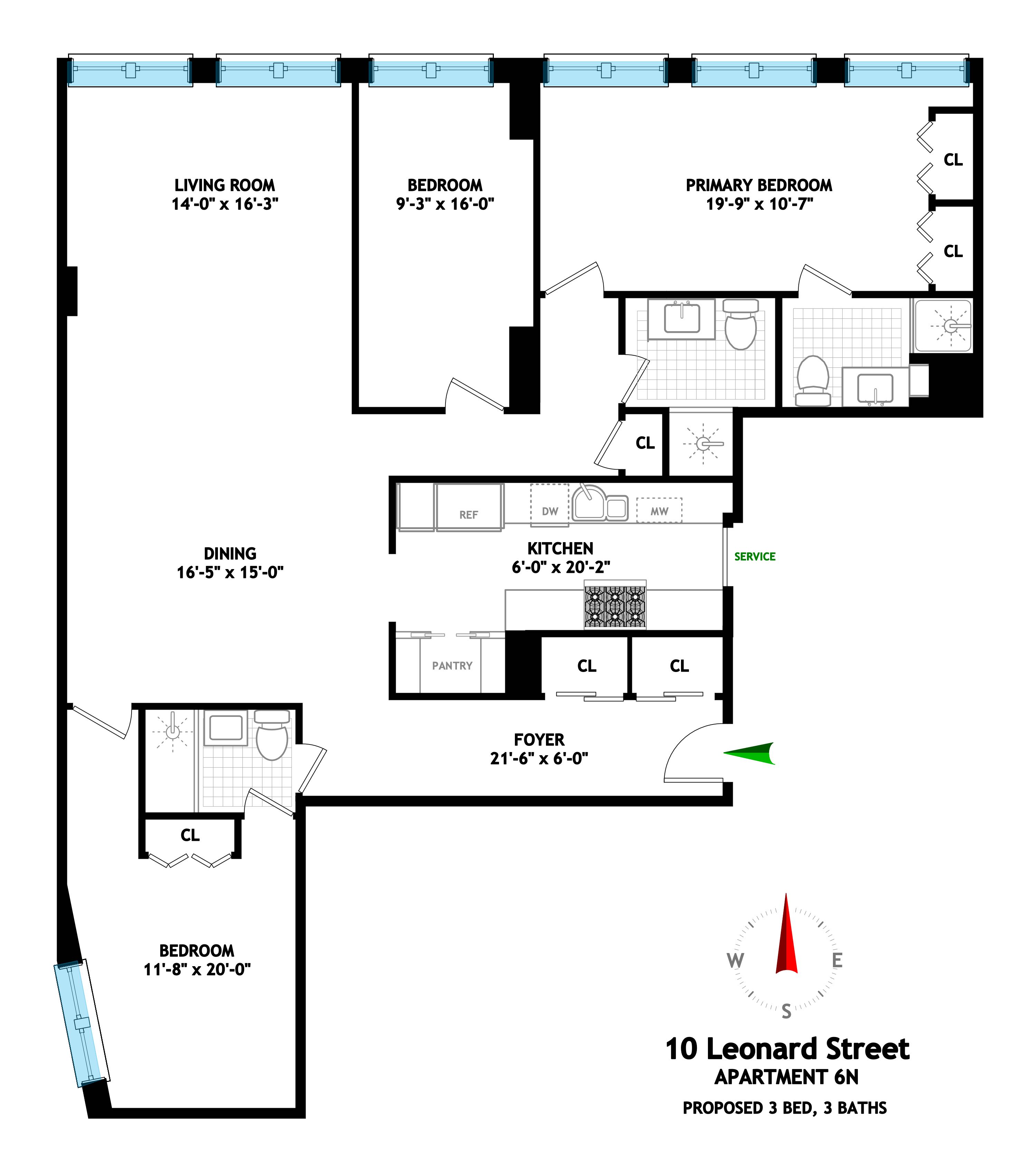 10 Leonard Street, Unit 6N Manhattan, NY 10013 - Photo 12 of 12 unknown