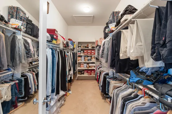 a workspace with furniture and a window