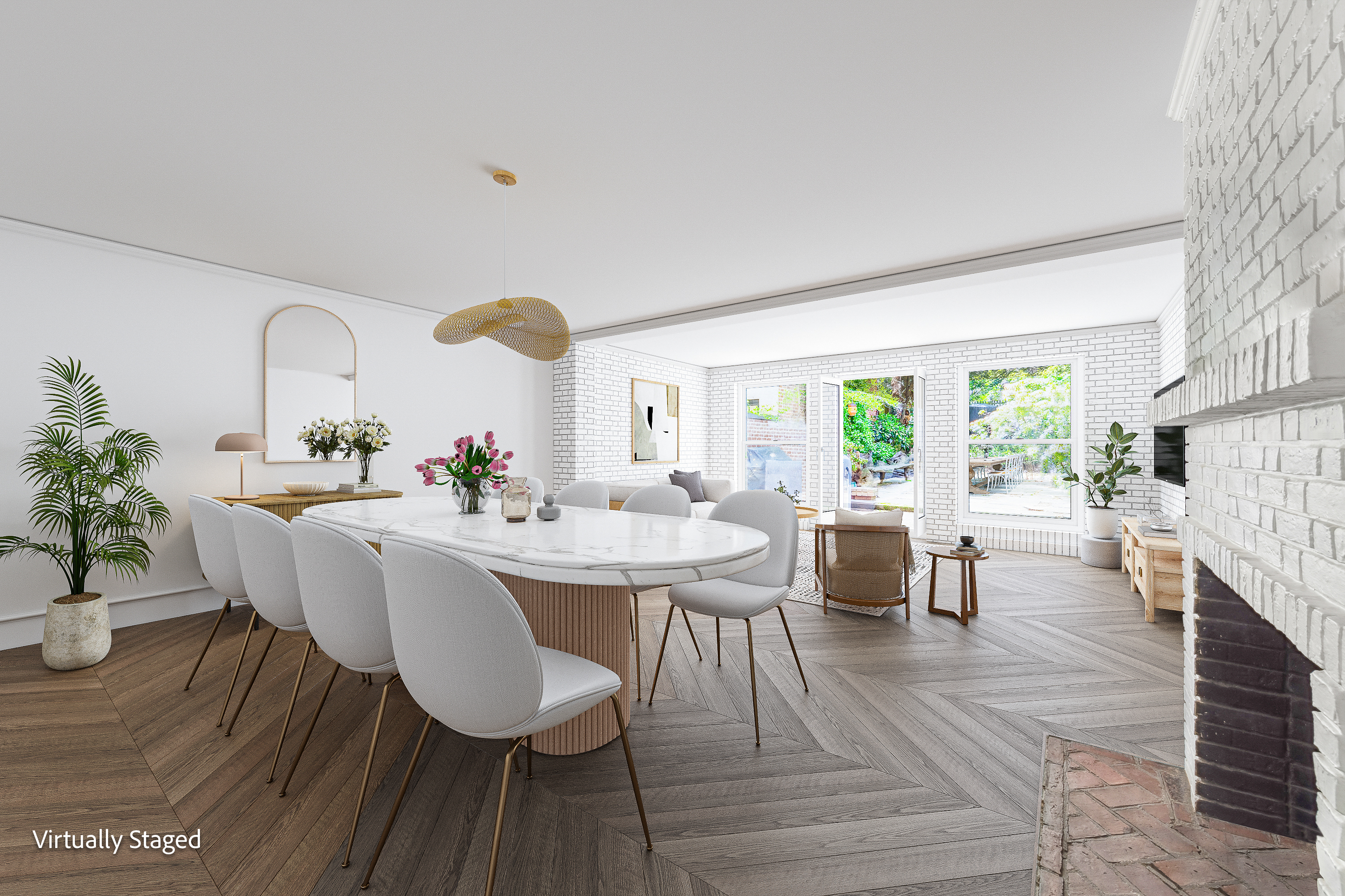 240 East 62nd Street Manhattan, NY 10065 - Photo 4 of 12 a view of a dining room with furniture and wooden floor