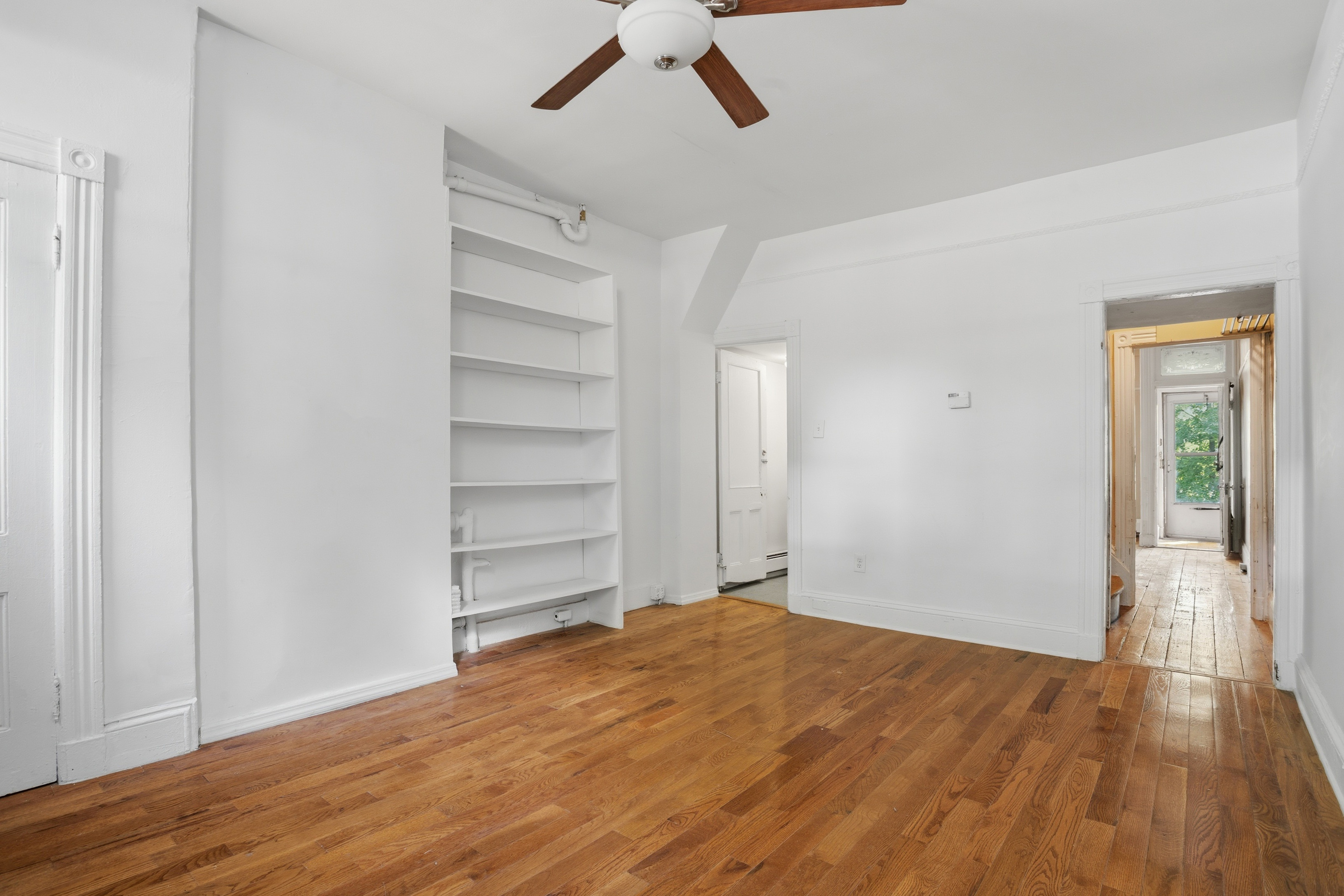 417 A 18th Street Brooklyn, NY 11215 - Photo 5 of 16 a view of empty room with wooden floor