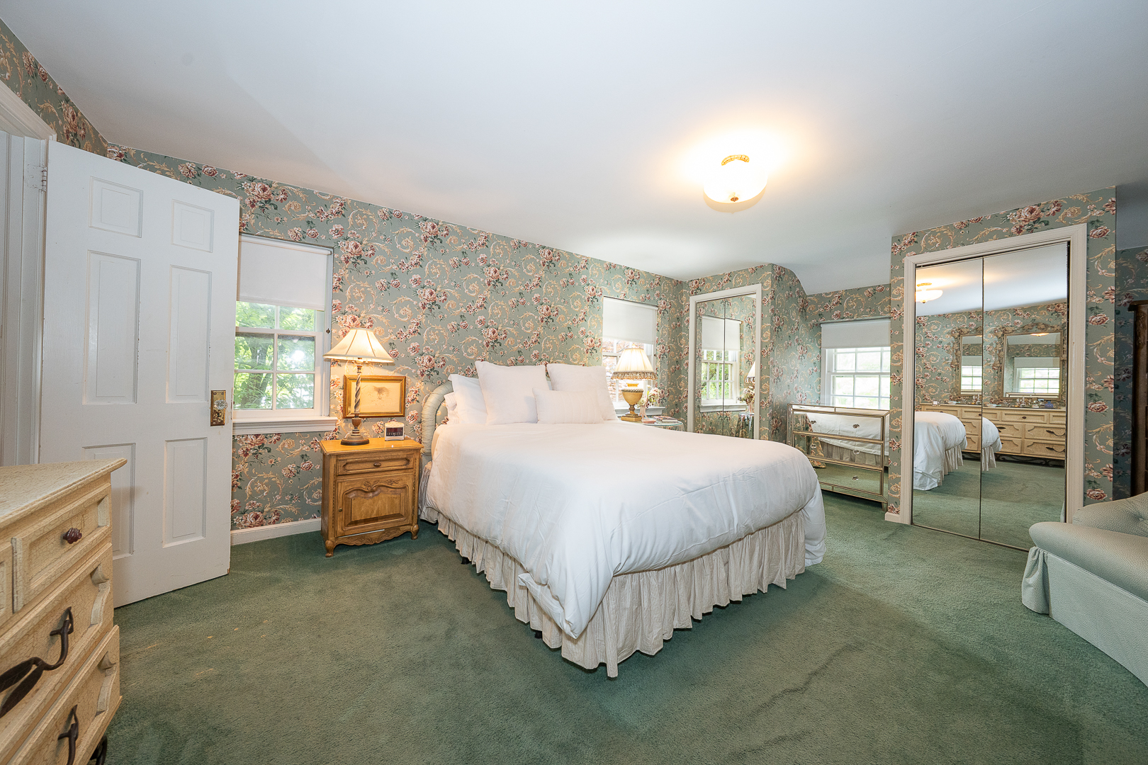 519 Mercer Road Merion Station, PA 19066 - Photo 35 of 58 a spacious bedroom with a bed and a large window