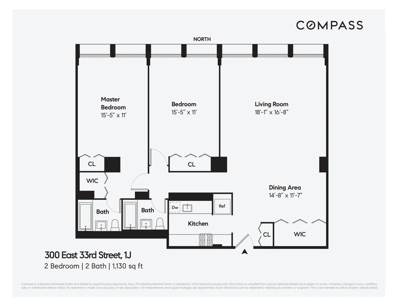 $6,375 | 300 East 33rd Street, Unit 1J | Kips Bay