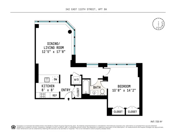 $575,000 | 342 East 110th Street, Unit 8A | East Harlem