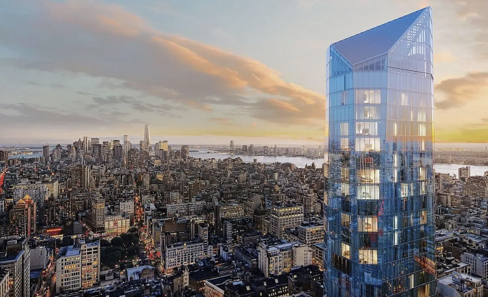 45 East 22nd Street, Unit 34A Manhattan, NY 10010 - Photo 23 of 24 a view of a city with tall buildings