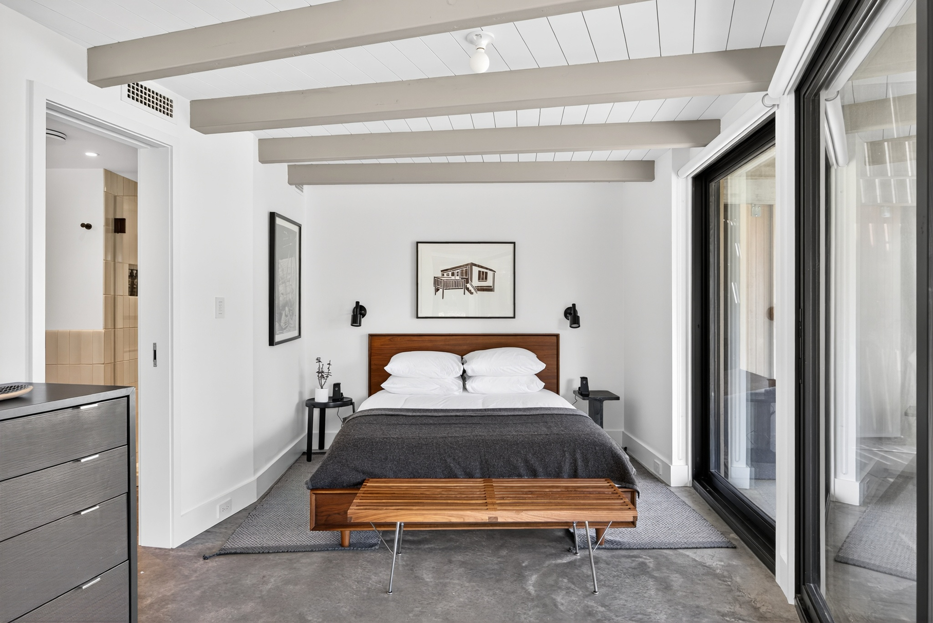 375 King Phillip Road Wellfleet, MA 02667 - Photo 17 of 27 a bedroom with a bed and a window