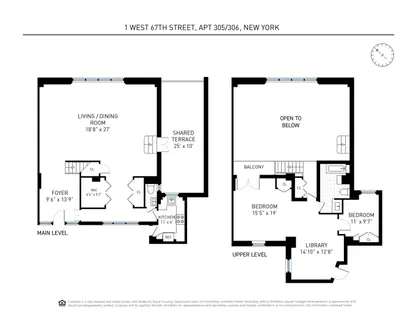 $1,750,000 | 1 West 67th Street, Unit 305/306 | Upper West Side